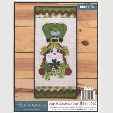 Hat on a Cat Door Banner Kit - St. Patrick's Day