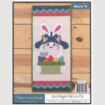 Hat on a Cat Door Banner Kit - Easter