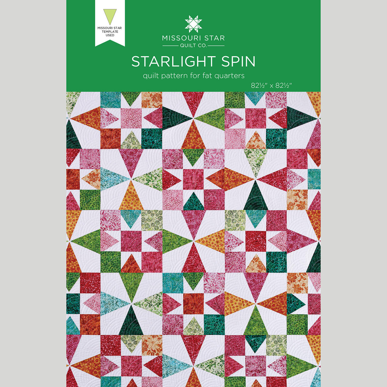 Starlight Spin Quilt Pattern by Missouri Star