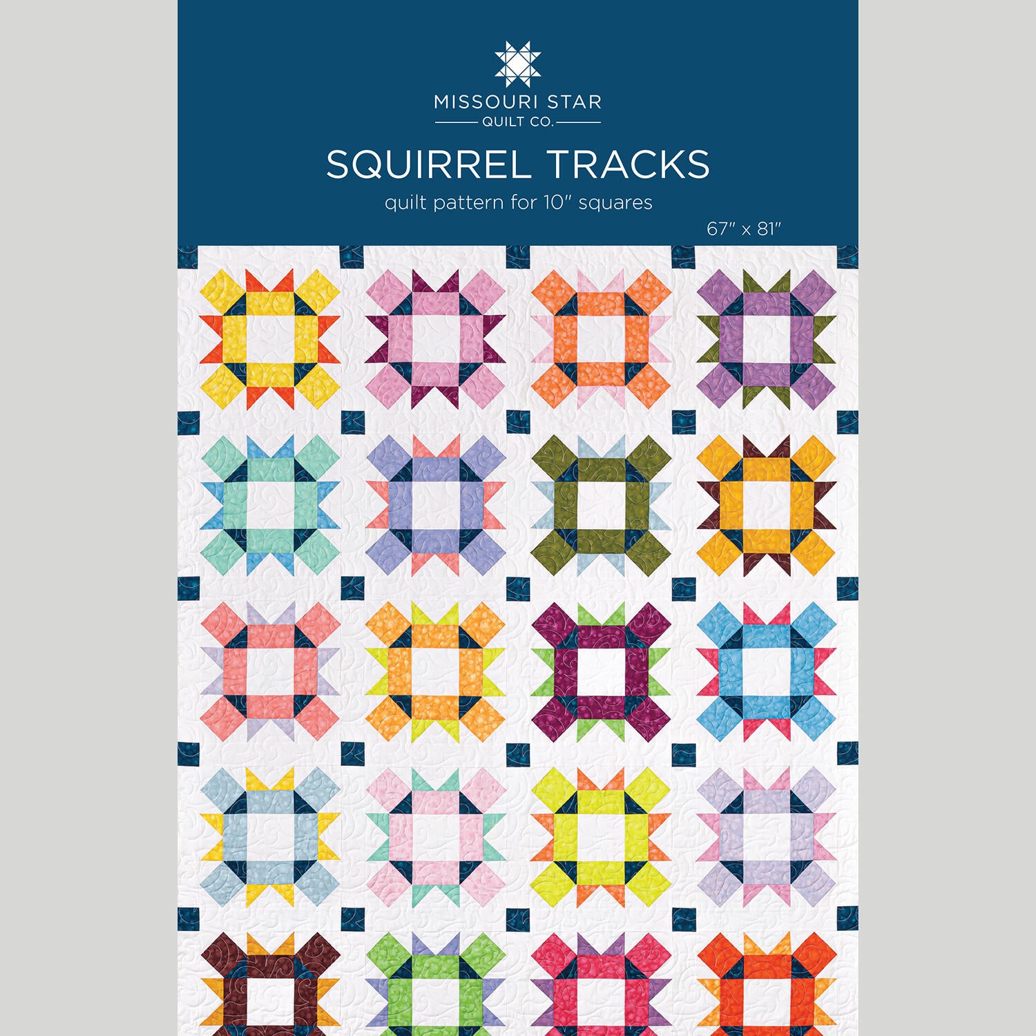 【m_quiltnail】 Midnight Stars Quilt Kit - Cool Colorway - Quilting Is My Therapy