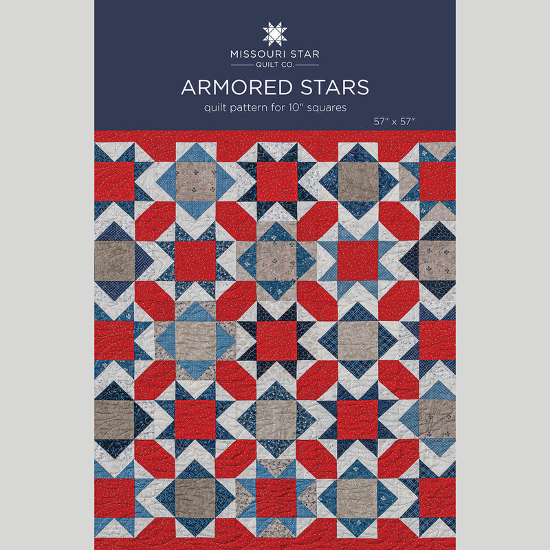 Armored Stars Quilt Pattern by Missouri Star