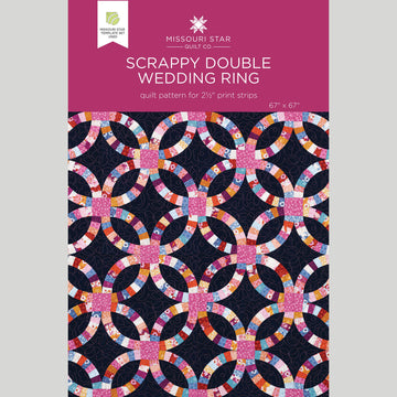 Scrappy Double Wedding Ring Quilt Pattern by Missouri Star