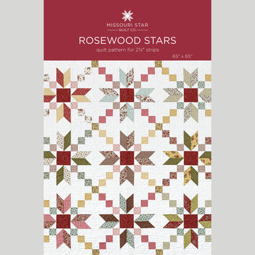 Rosewood Stars Quilt Pattern by Missouri Star