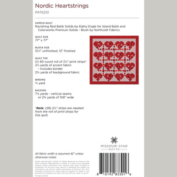 Nordic Heartstrings Quilt Pattern by Missouri Star