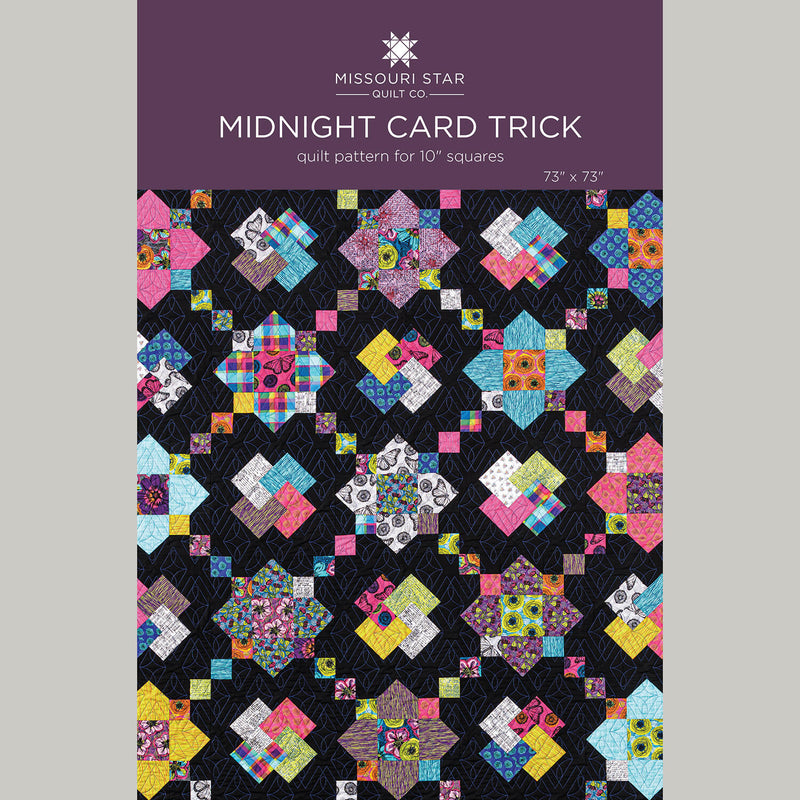 Midnight Card Trick Quilt Pattern by Missouri Star