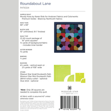 Roundabout Lane Quilt Pattern by Missouri Star