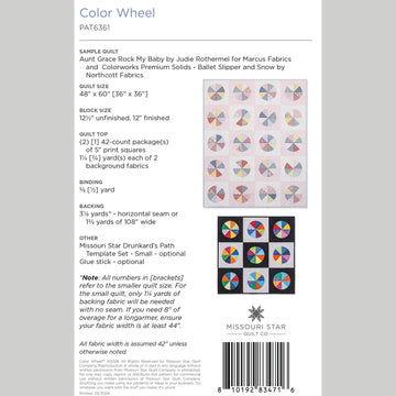 Color Wheel Quilt Pattern by Missouri Star