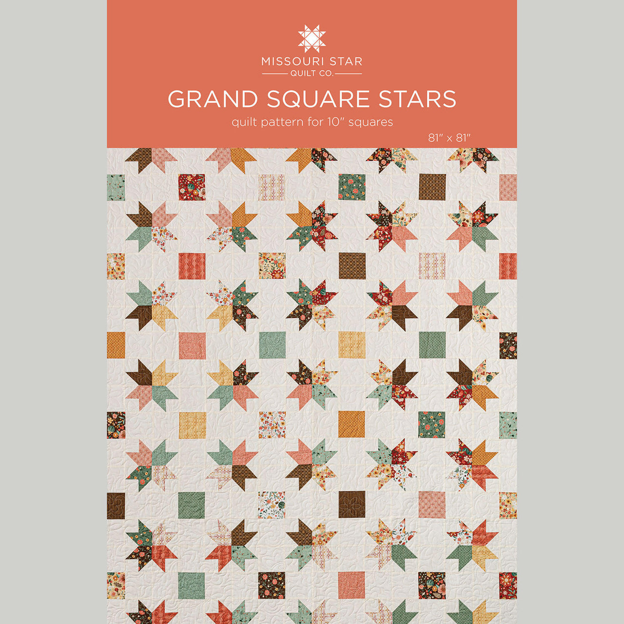Grand Square Stars Quilt Pattern by Missouri Star