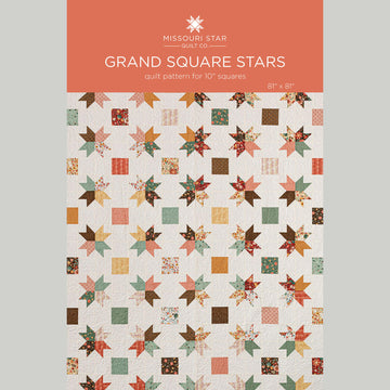 Grand Square Stars Quilt Pattern by Missouri Star