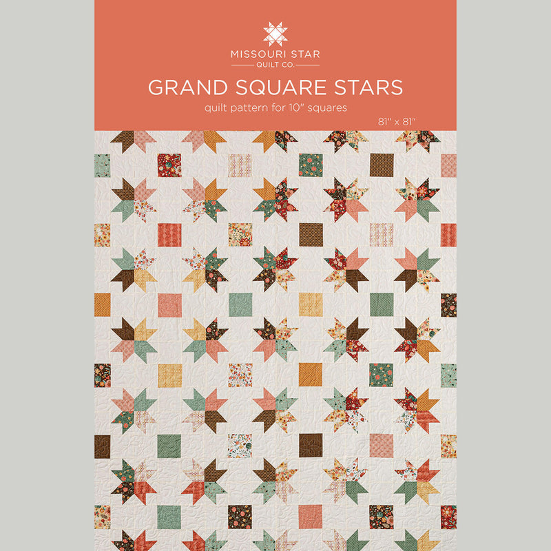 Grand Square Stars Quilt Pattern by Missouri Star