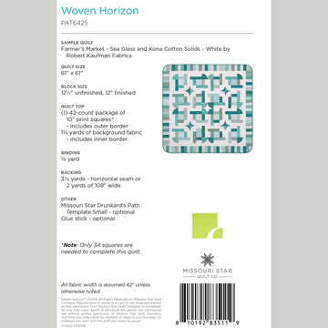 Woven Horizon Quilt Pattern by Missouri Star