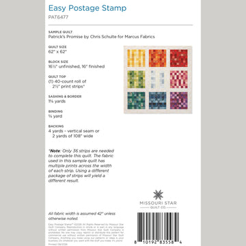 Easy Postage Stamp Quilt Pattern by Missouri Star