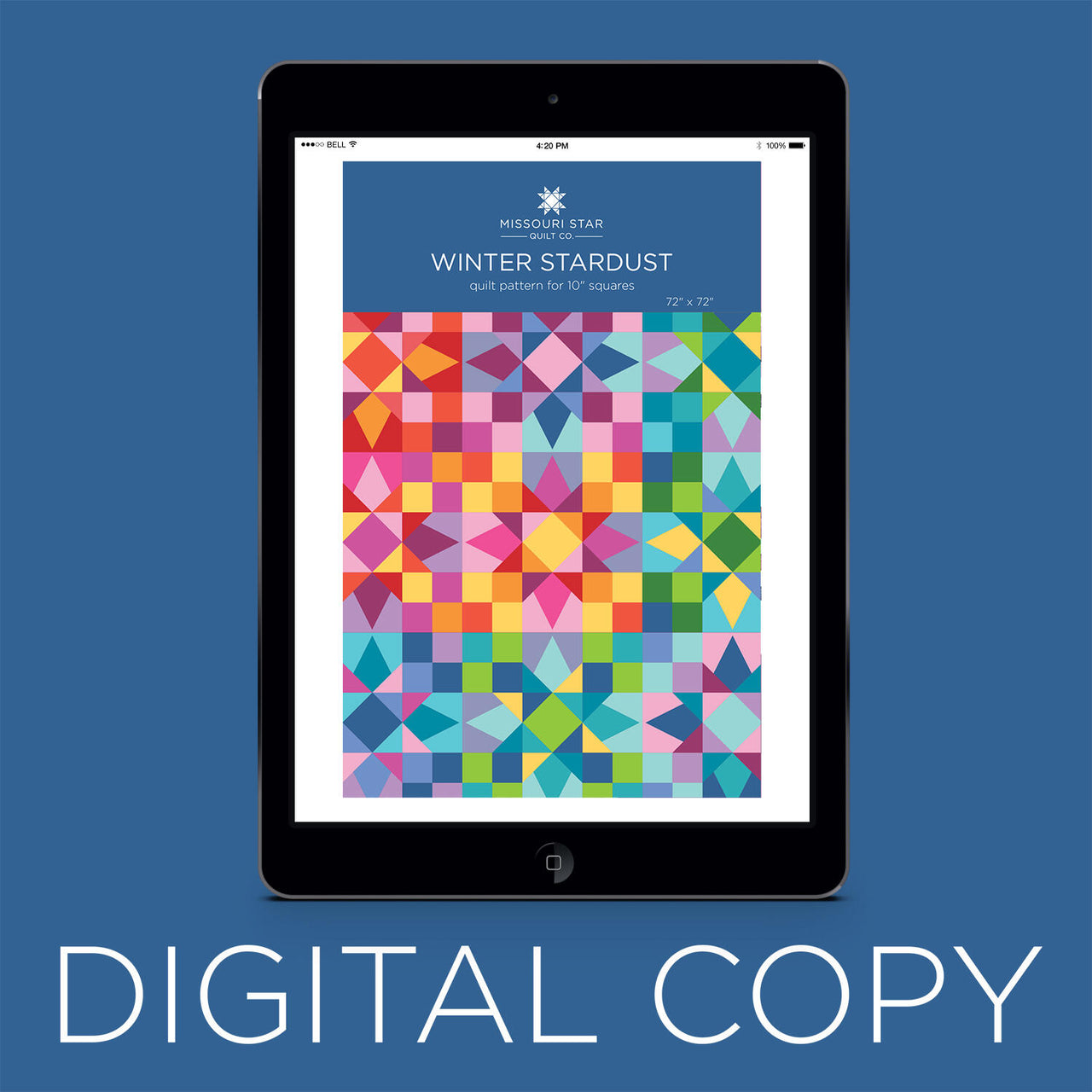 Digital Download - Winter Stardust Quilt Pattern by Missouri Star