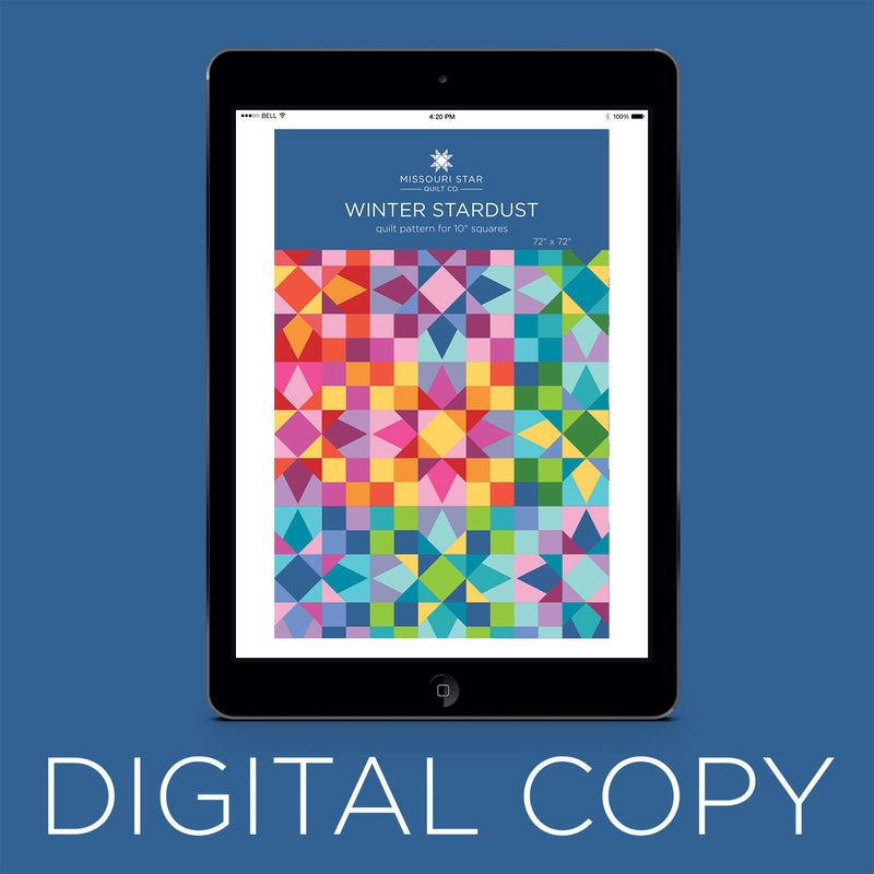 Digital Download - Winter Stardust Quilt Pattern by Missouri Star