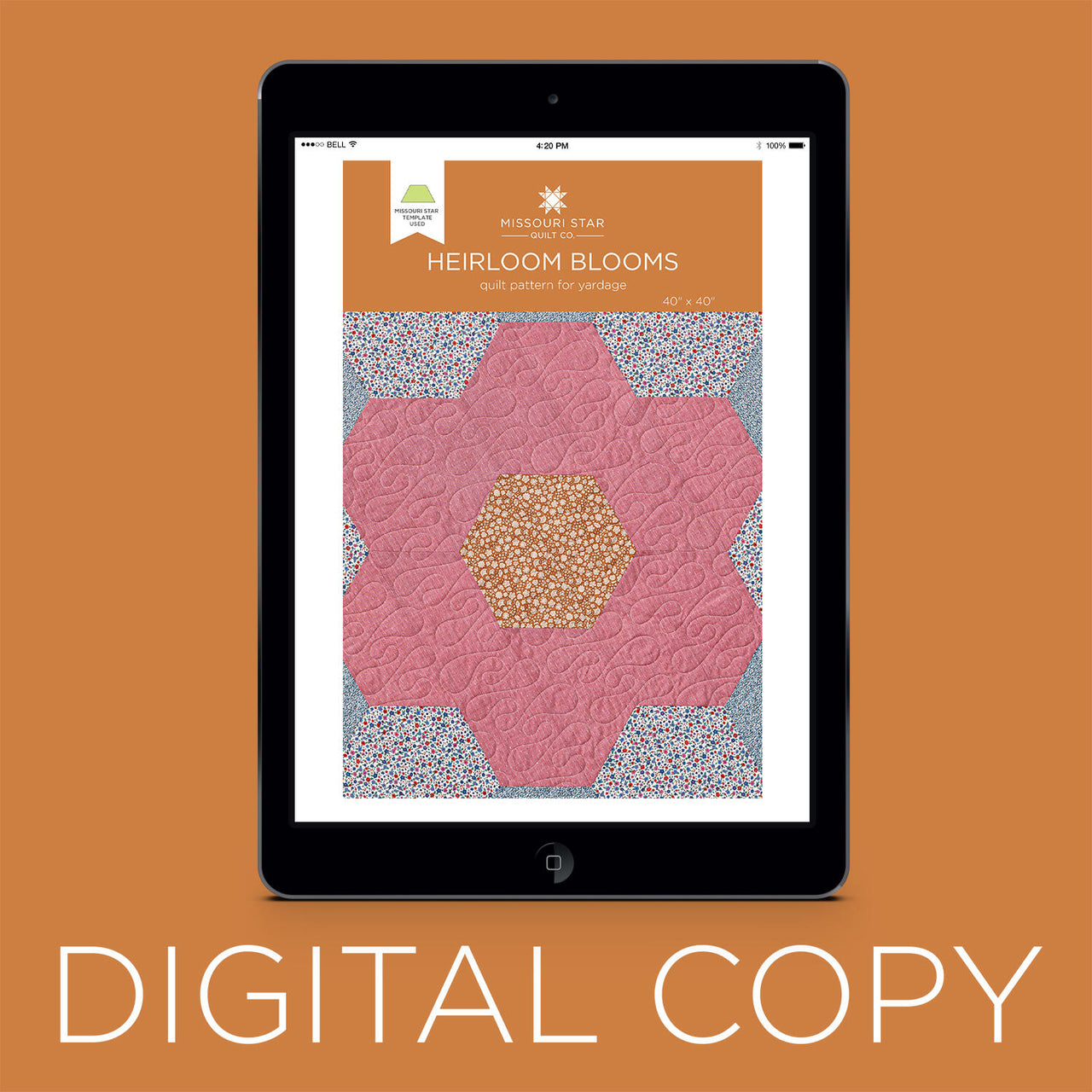 Digital Download - Heirloom Blooms Quilt Pattern by Missouri Star