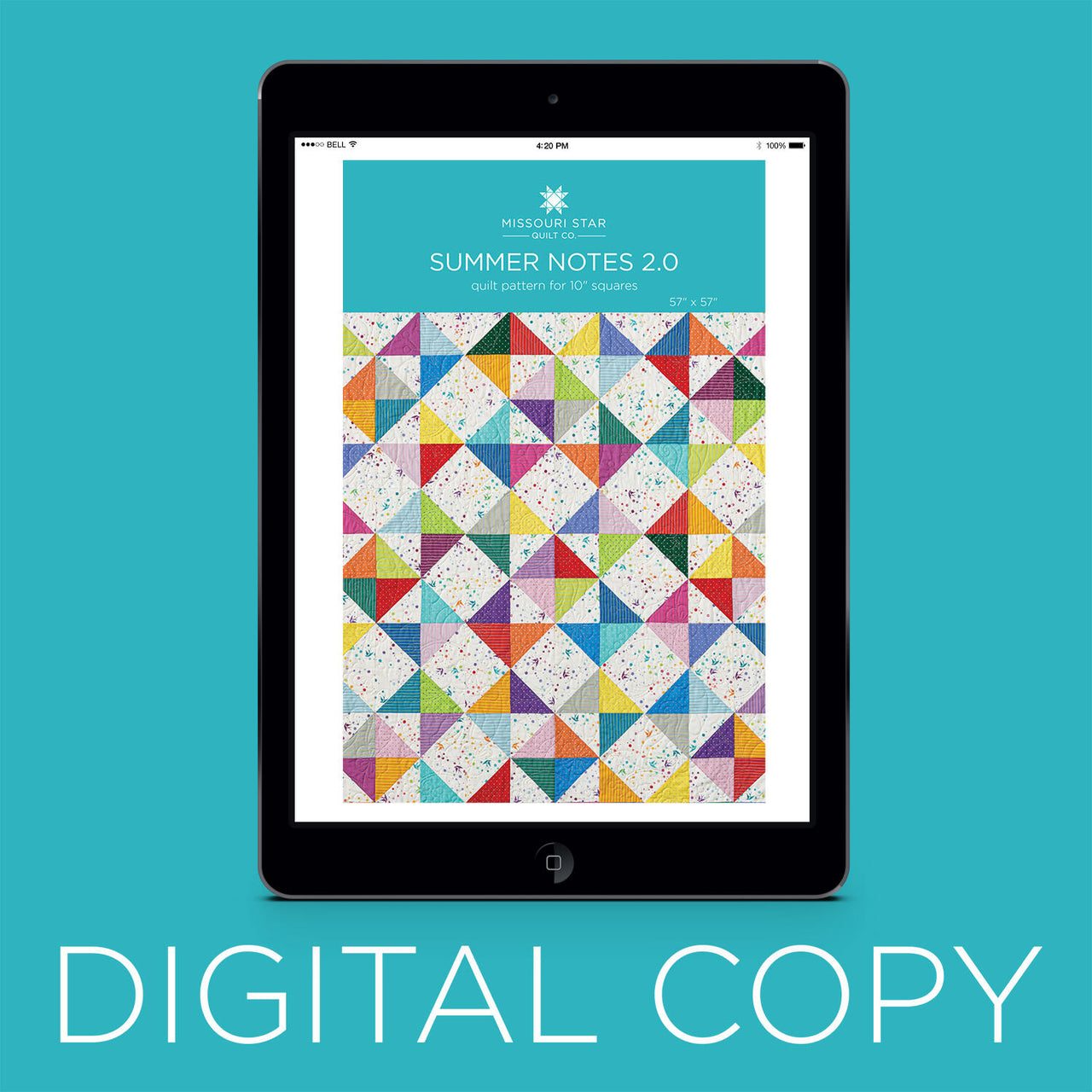 Digital Download - Summer Notes 2.0 Quilt Pattern by Missouri Star