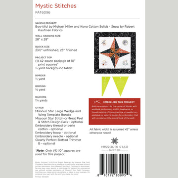 Digital Download - Mystic Stitches Quilt Pattern by Missouri Star