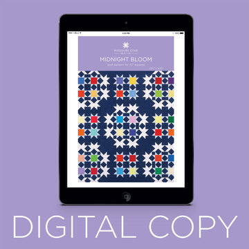 Digital Download - Midnight Bloom Quilt Pattern by Missouri Star