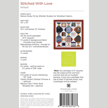Digital Download - Stitched With Love Quilt Pattern by Missouri Star
