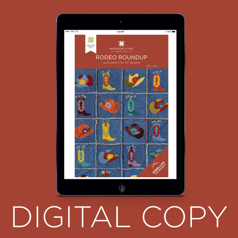 Digital Download - Rodeo Roundup Quilt Pattern by Missouri Star