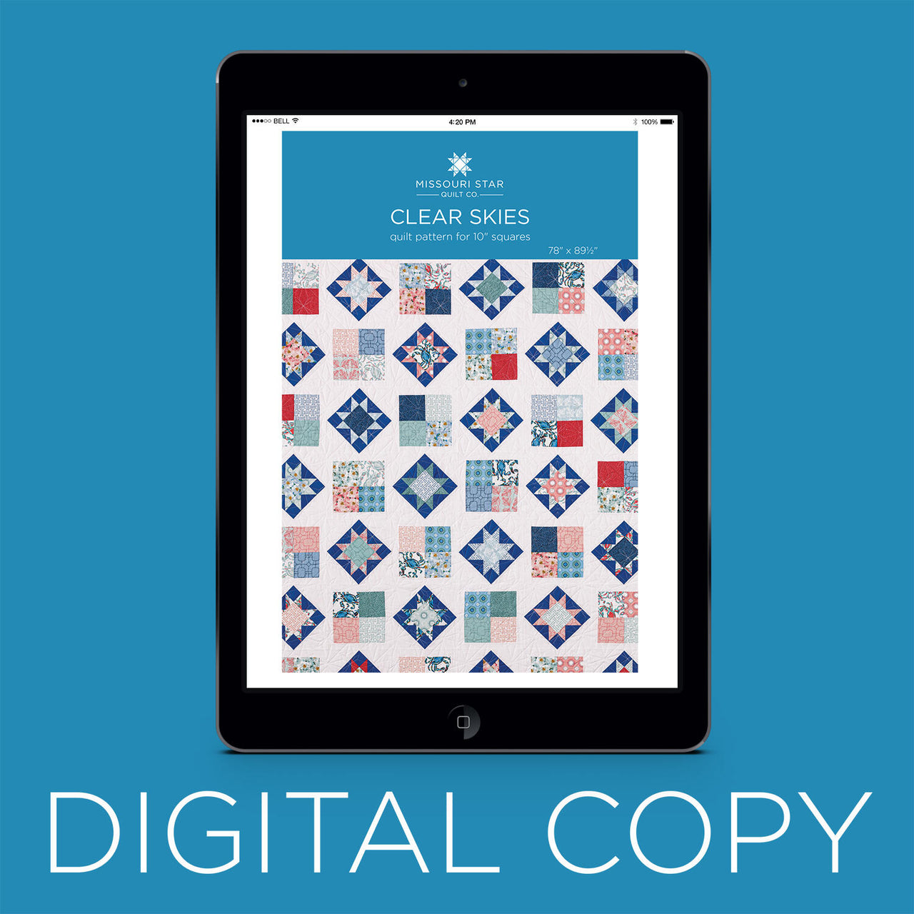 Digital Download - Clear Skies Quilt Pattern by Missouri Star