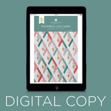 Digital Download - Rhombus Log Cabin Quilt Pattern by Missouri Star