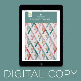 Digital Download - Rhombus Log Cabin Quilt Pattern by Missouri Star