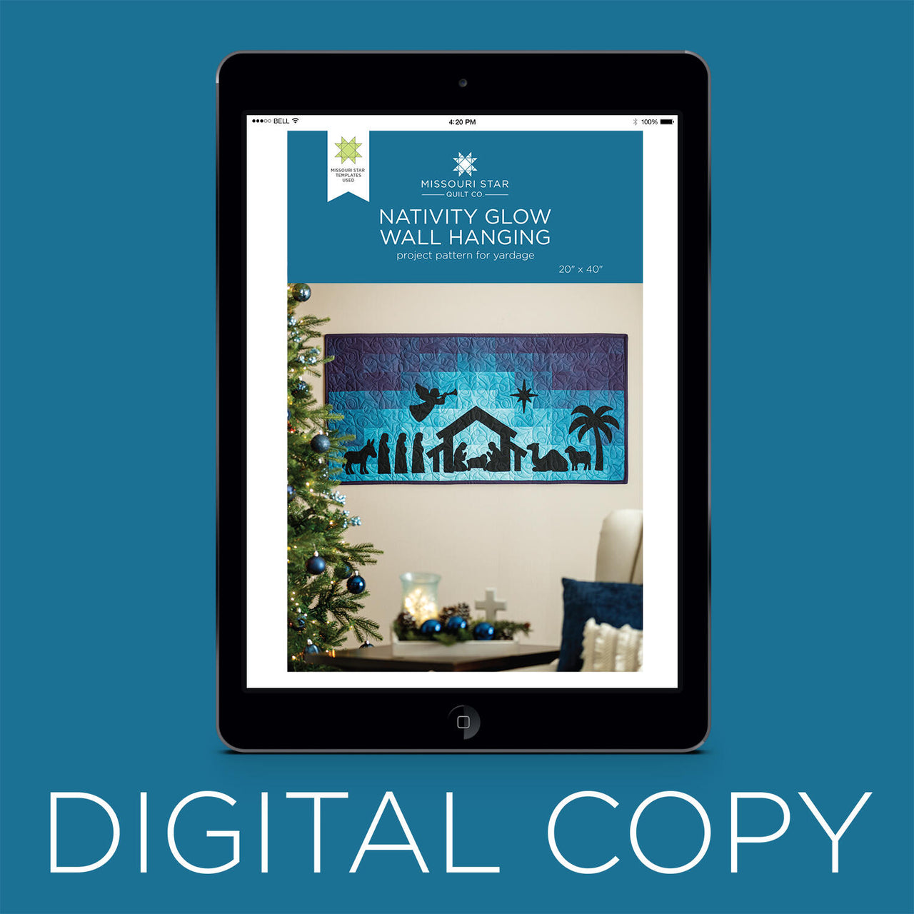 Digital Download Nativity Glow Wall Hanging Pattern by Missouri Star Digital Download Nativity Glow Wall Hanging Pattern by Missouri Star