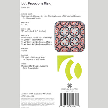 Digital Download - Let Freedom Ring Quilt Pattern by Missouri Star