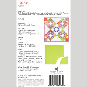Digital Download - Flourish Quilt Pattern by Missouri Star