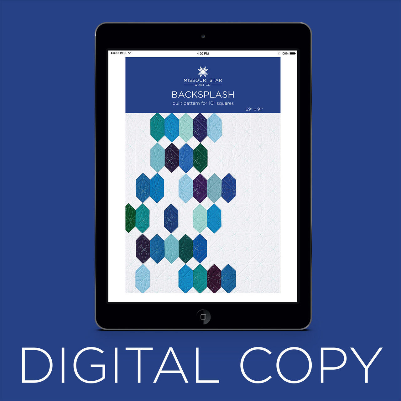 Digital Download - Backsplash Quilt Pattern by Missouri Star