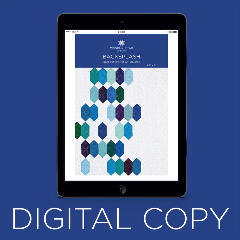 Digital Download - Backsplash Quilt Pattern by Missouri Star