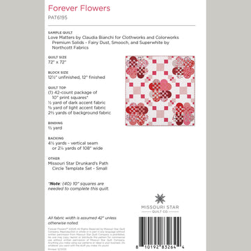 Digital Download - Forever Flowers Quilt Pattern by Missouri Star