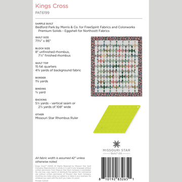 Digital Download - Kings Cross Quilt Pattern by Missouri Star