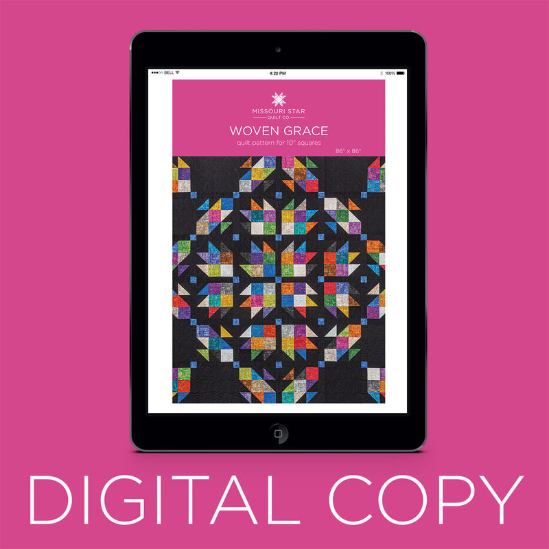 Digital Download - Woven Grace Quilt Pattern by Missouri Star