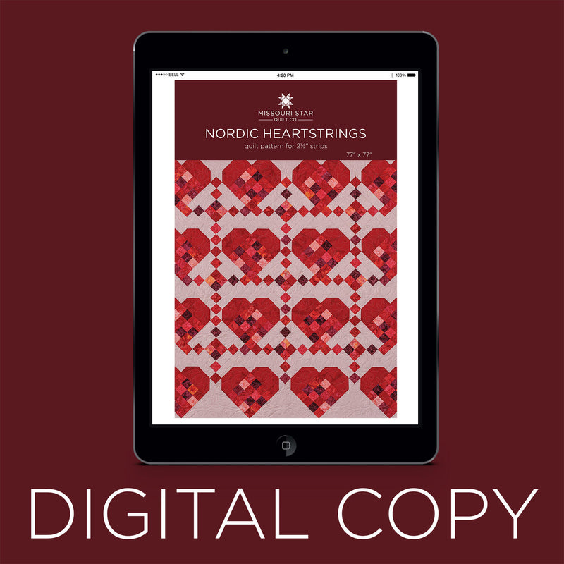 Digital Download - Nordic Heartstrings Quilt Pattern by Missouri Star