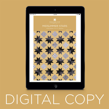 Digital Download - Midsummer Stars Quilt Pattern by Missouri Star
