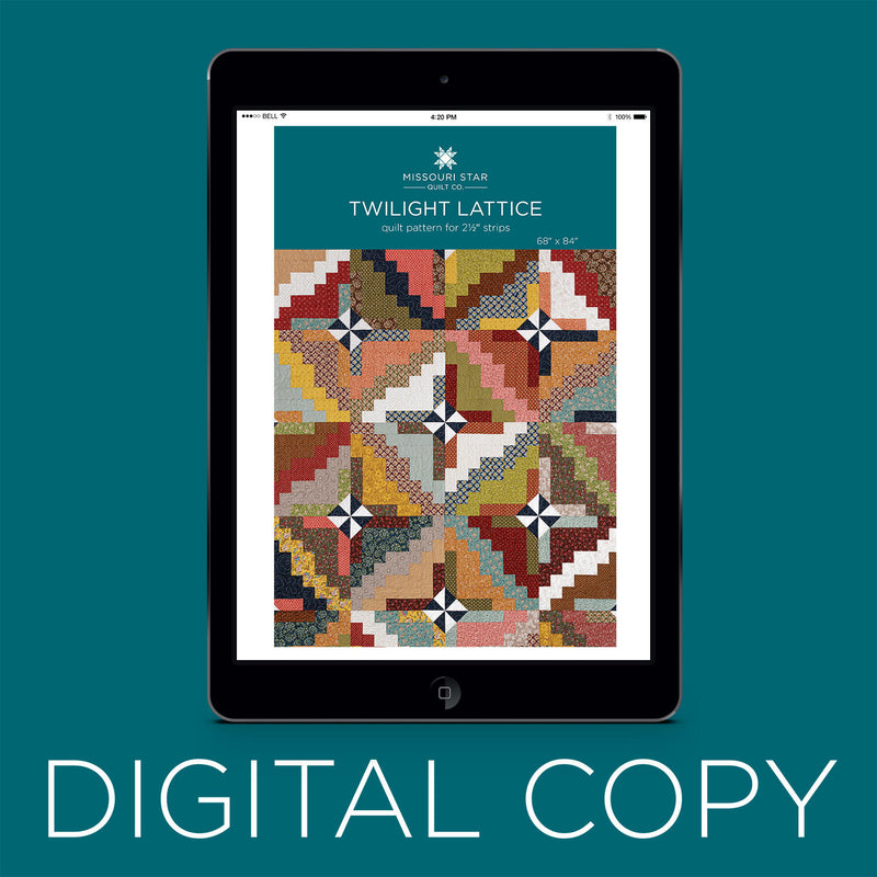 Digital Download - Twilight Lattice Quilt Pattern by Missouri Star
