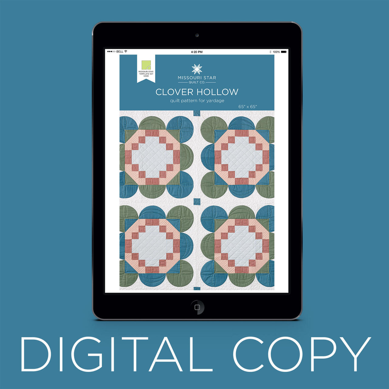 Digital Download - Clover Hollow Quilt Pattern by Missouri Star