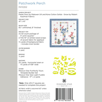 Digital Download - Patchwork Perch Quilt Pattern by Missouri Star