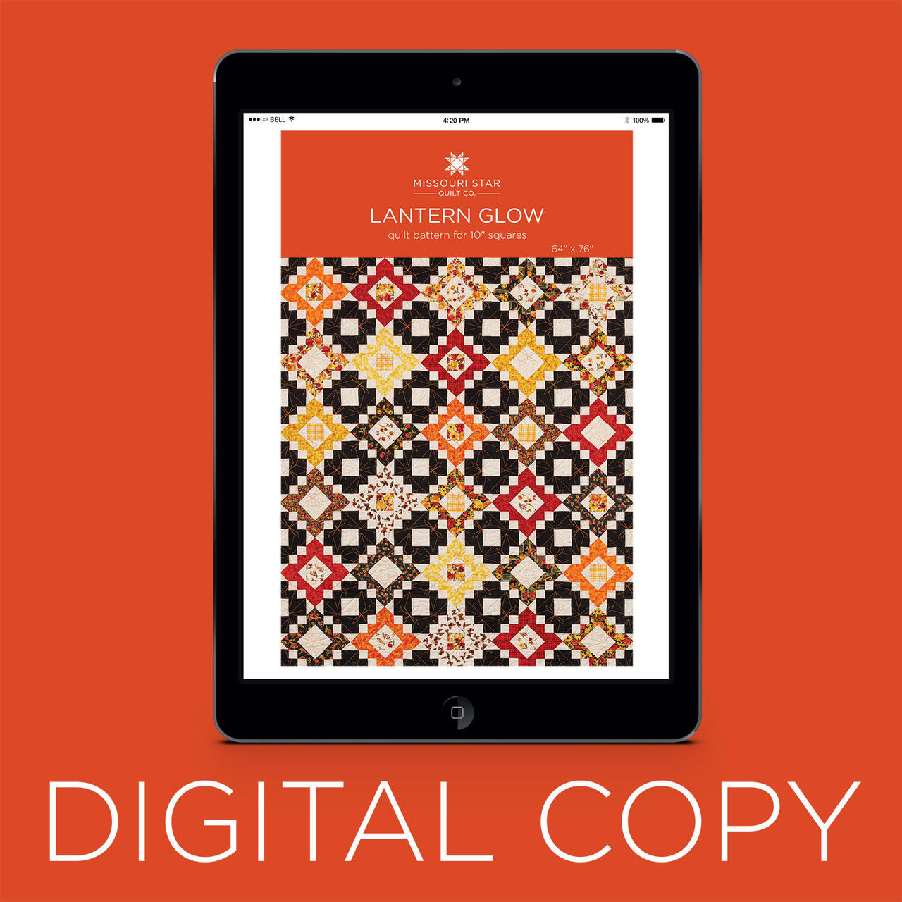 Digital Download - Lantern Glow Quilt Pattern by Missouri Star