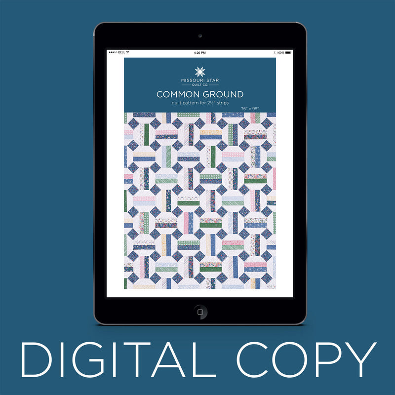 Digital Download - Common Ground Quilt Pattern by Missouri Star