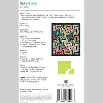 Digital Download - Spin Cycle Quilt Pattern by Missouri Star