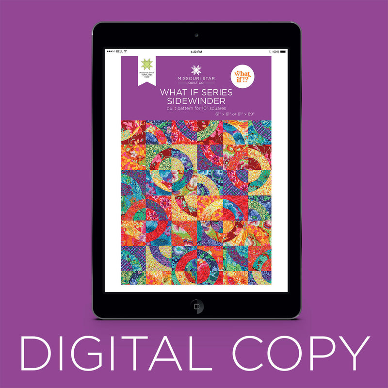 Digital Download - What If Series - Sidewinder Quilt Pattern by Missouri Star