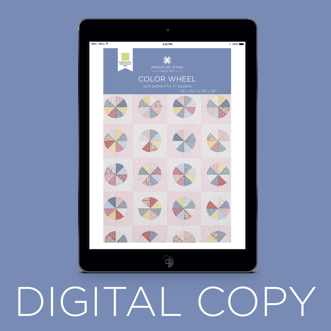 Digital Download - Color Wheel Quilt Pattern by Missouri Star