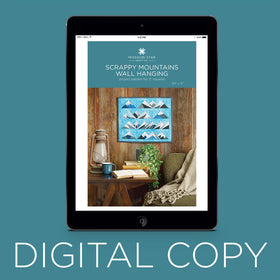 Digital Download - Scrappy Mountains Wall Hanging Pattern by Missouri Star