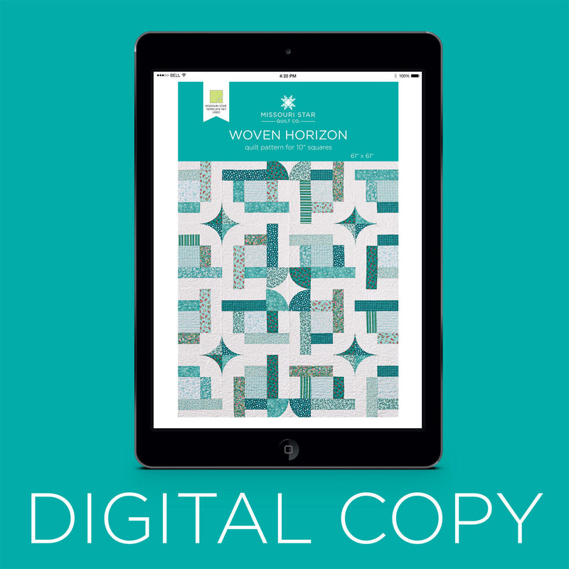Digital Download - Woven Horizon Quilt Pattern by Missouri Star