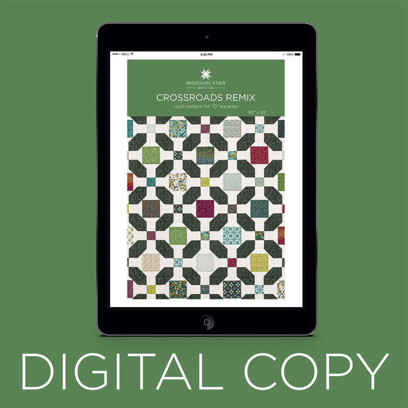 Digital Download - Crossroads Remix Quilt Pattern by Missouri Star