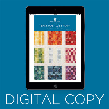 Digital Download - Easy Postage Stamp Quilt Pattern by Missouri Star