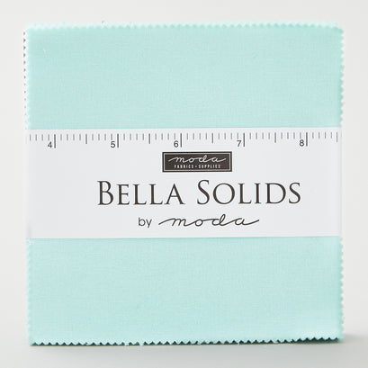 Bella Solids Aqua Charm Pack